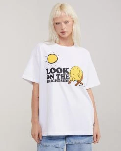 BY SAMII RYAN Look On The Brightside Oversized Tee