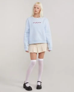 BY SAMII RYAN Happy Gals Crewneck -BY SAMII RYAN Shop BSR 1571