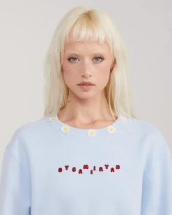 BY SAMII RYAN Happy Gals Crewneck -BY SAMII RYAN Shop BSR 1573