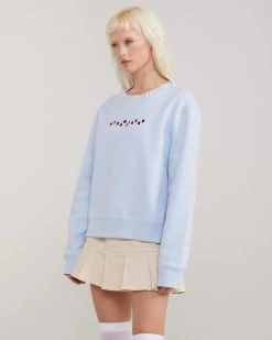 BY SAMII RYAN Happy Gals Crewneck -BY SAMII RYAN Shop BSR 1577