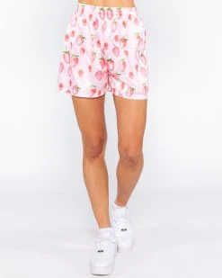 BY SAMII RYAN Painted Strawberries Shorts