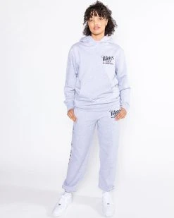 BY SAMII RYAN Fleur Grey Hoodie -BY SAMII RYAN Shop EVY10723