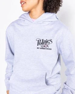 BY SAMII RYAN Fleur Grey Hoodie -BY SAMII RYAN Shop EVY10729