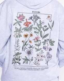 BY SAMII RYAN Fleur Grey Hoodie -BY SAMII RYAN Shop EVY10742 52dc2364 04f7 4f72 b6d4 6648d8c08735